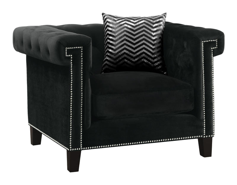 Abildgaard - Arm Chair - Black-Washburn's Home Furnishings