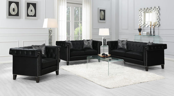 Abildgaard - Loveseat - Black-Washburn's Home Furnishings