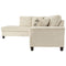 Abinger - Natural - Left Arm Facing Chaise Sleeper 2 Pc Sectional-Washburn's Home Furnishings