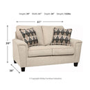 Abinger - Natural - Loveseat-Washburn's Home Furnishings