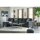 Abinger - Smoke - Left Arm Facing Chaise Sleeper 2 Pc Sectional-Washburn's Home Furnishings