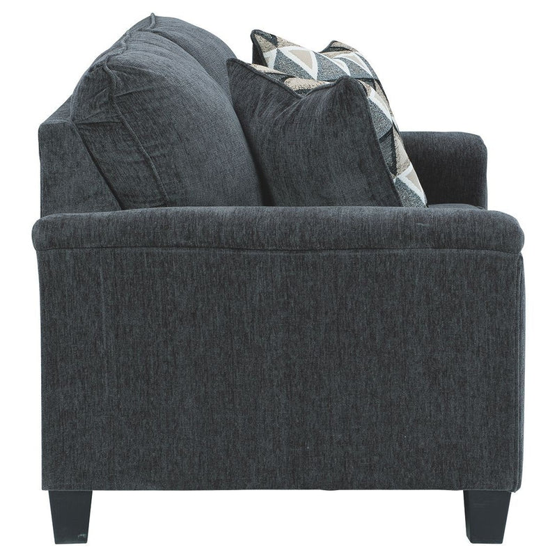 Abinger - Smoke - Loveseat-Washburn's Home Furnishings