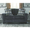 Abinger - Smoke - Loveseat-Washburn's Home Furnishings