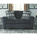 Abinger - Smoke - Loveseat-Washburn's Home Furnishings