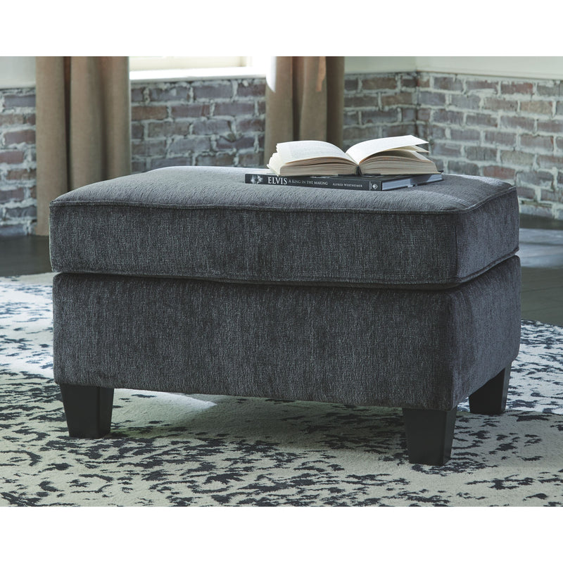 Abinger - Smoke - Ottoman-Washburn's Home Furnishings