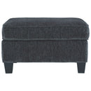 Abinger - Smoke - Ottoman-Washburn's Home Furnishings