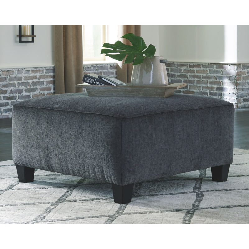 Abinger - Smoke - Oversized Accent Ottoman-Washburn's Home Furnishings