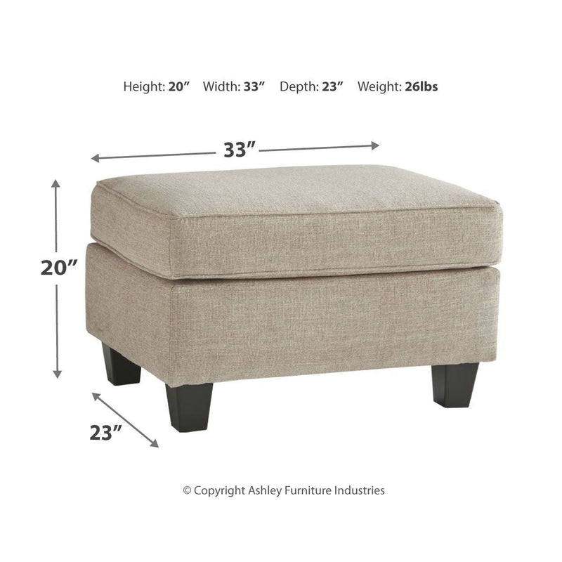 Abney - Driftwood - Ottoman-Washburn's Home Furnishings