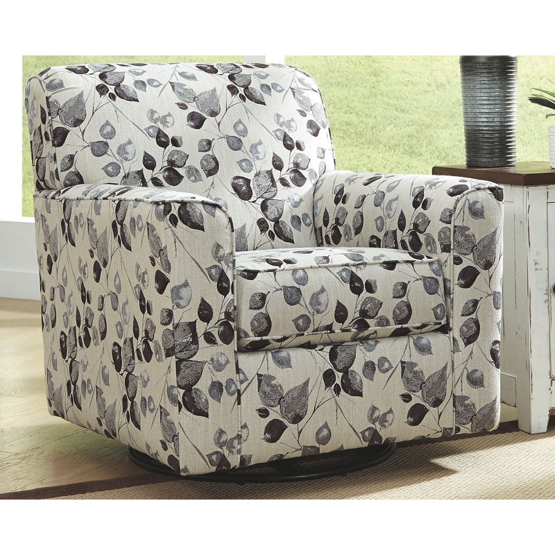 Abney - Platinum - Swivel Accent Chair-Washburn's Home Furnishings