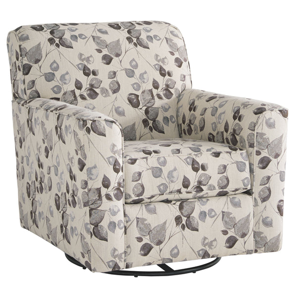 Abney - Platinum - Swivel Accent Chair-Washburn's Home Furnishings