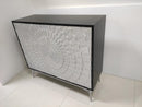 Accent Cabinet With Sunburst Design - Black-Washburn's Home Furnishings