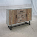 Accent Cabinet With Trestle Base - Pearl Silver-Washburn's Home Furnishings