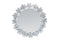 Accent Mirror With Floral Frame - Pearl Silver-Washburn's Home Furnishings