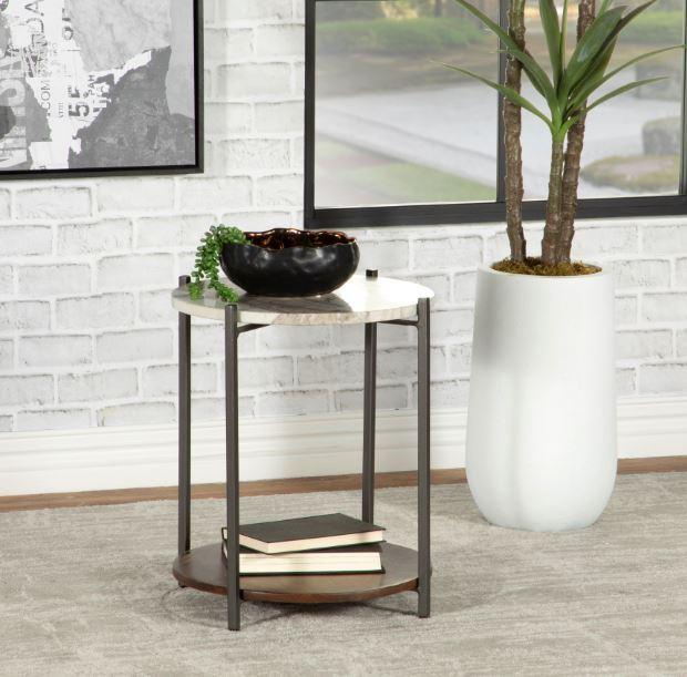 Accent Table With Slim Frame Support - Brown-Washburn's Home Furnishings