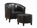 Accents: Chairs - Accent Chair - Dark Brown-Washburn's Home Furnishings