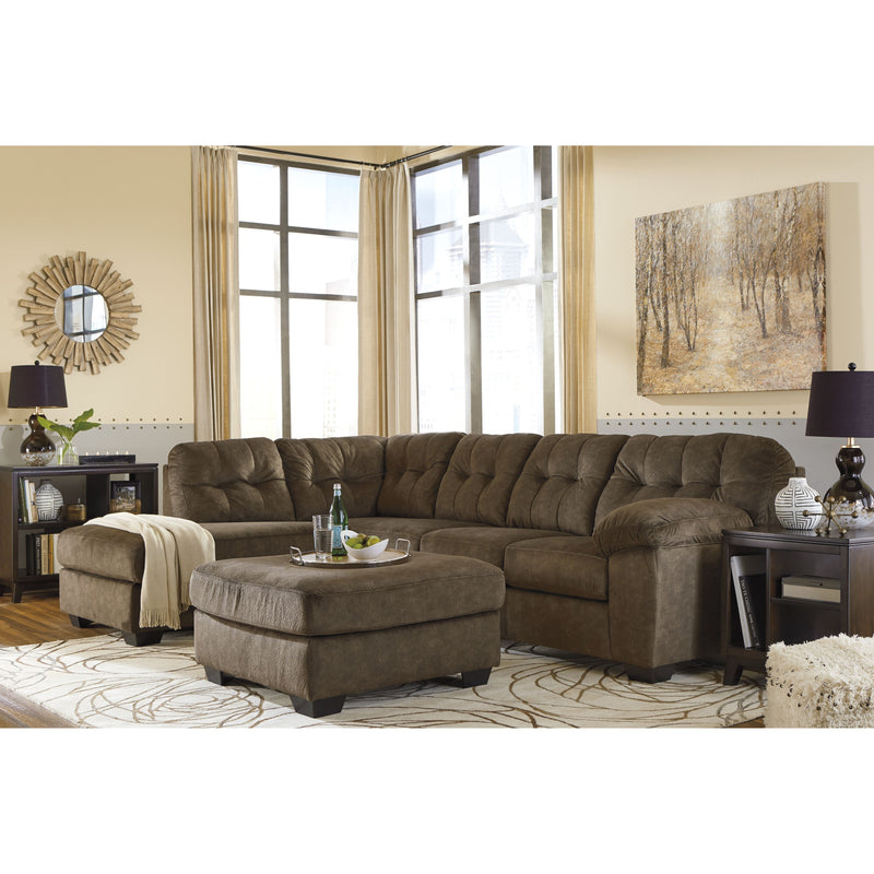 Accrington - Earth - Left Arm Facing Chaise 2 Pc Sectional-Washburn's Home Furnishings