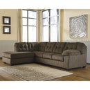 Accrington - Earth - Left Arm Facing Chaise 2 Pc Sectional-Washburn's Home Furnishings