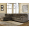 Accrington - Earth - Left Arm Facing Chaise Sleeper 2 Pc Sectional-Washburn's Home Furnishings