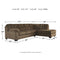 Accrington - Earth - Left Arm Facing Sofa 2 Pc Sectional-Washburn's Home Furnishings