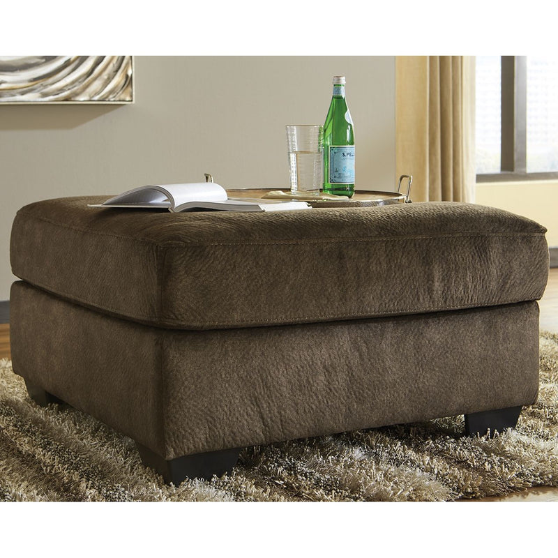 Accrington - Earth - Oversized Accent Ottoman-Washburn's Home Furnishings