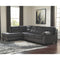 Accrington - Granite - Left Arm Facing Chaise Sleeper 2 Pc Sectional-Washburn's Home Furnishings