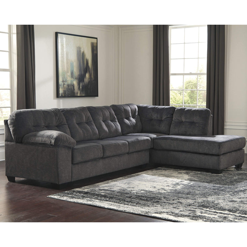 Accrington - Granite - Left Arm Facing Sofa 2 Pc Sectional-Washburn's Home Furnishings