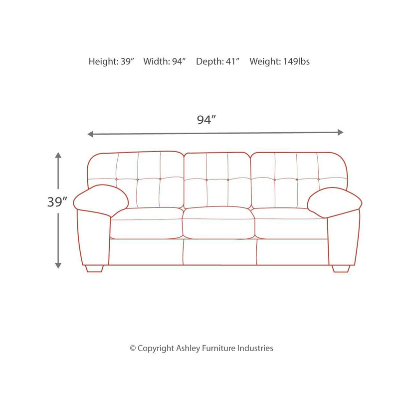 Accrington - Granite - Sofa-Washburn's Home Furnishings