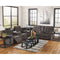 Acieona - Slate - Reclining Sofa 3 Pc Sectional-Washburn's Home Furnishings