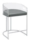 Acrylic Back Counter Height Stools - Grey (set Of 2)-Washburn's Home Furnishings