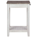 Adalane - White/gray - Accent Table-Washburn's Home Furnishings