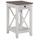 Adalane - White/gray - Accent Table-Washburn's Home Furnishings