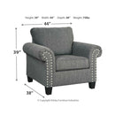 Agleno - Charcoal - Chair-Washburn's Home Furnishings