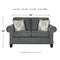 Agleno - Charcoal - Loveseat-Washburn's Home Furnishings