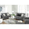 Agleno - Charcoal - Loveseat-Washburn's Home Furnishings