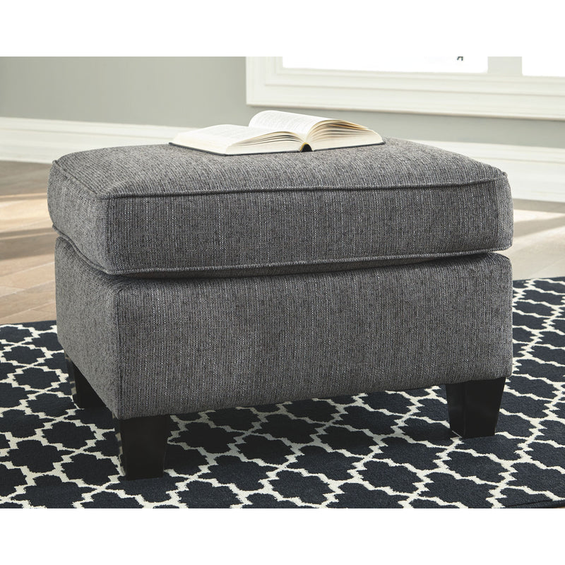 Agleno - Charcoal - Ottoman-Washburn's Home Furnishings