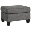 Agleno - Charcoal - Ottoman-Washburn's Home Furnishings