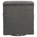 Alcona - Charcoal - Swivel Glider Accent Chair-Washburn's Home Furnishings