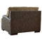 Alesbury - Chocolate - 2 Pc. - Chair And A Half, Ottoman-Washburn's Home Furnishings