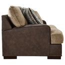 Alesbury - Chocolate - Loveseat-Washburn's Home Furnishings