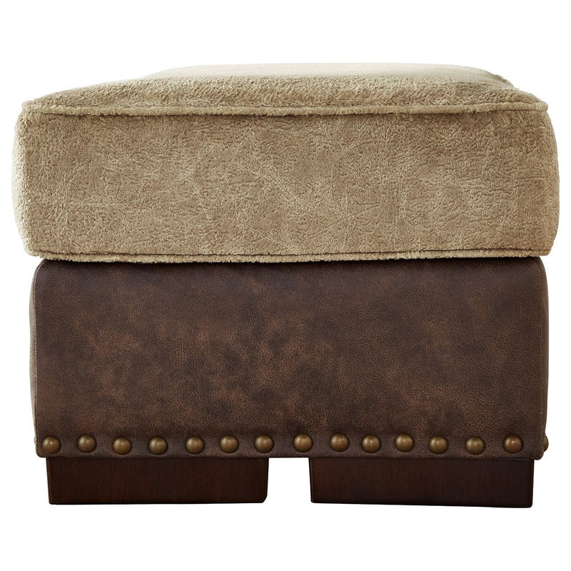 Alesbury - Chocolate - Ottoman-Washburn's Home Furnishings