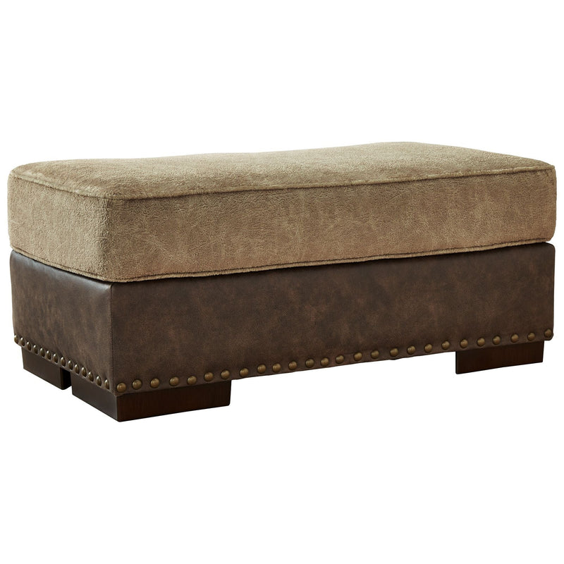 Alesbury - Chocolate - Ottoman-Washburn's Home Furnishings