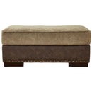 Alesbury - Chocolate - Ottoman-Washburn's Home Furnishings