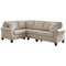 Alessio - Beige - Sofa 4 Pc Sectional-Washburn's Home Furnishings