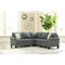 Alessio - Charcoal - Loveseat 4 Pc Sectional-Washburn's Home Furnishings