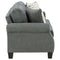 Alessio - Charcoal - Loveseat-Washburn's Home Furnishings