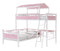 Alexia - Twin Over Twin Workstation Bunk Bed - Pink-Washburn's Home Furnishings