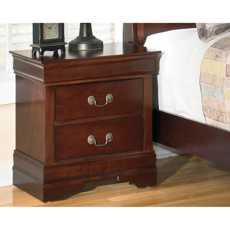 Alisdair - Dark Brown - Two Drawer Night Stand-Washburn's Home Furnishings