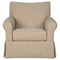 Almanza - Cinnamon - Swivel Glider Accent Chair-Washburn's Home Furnishings