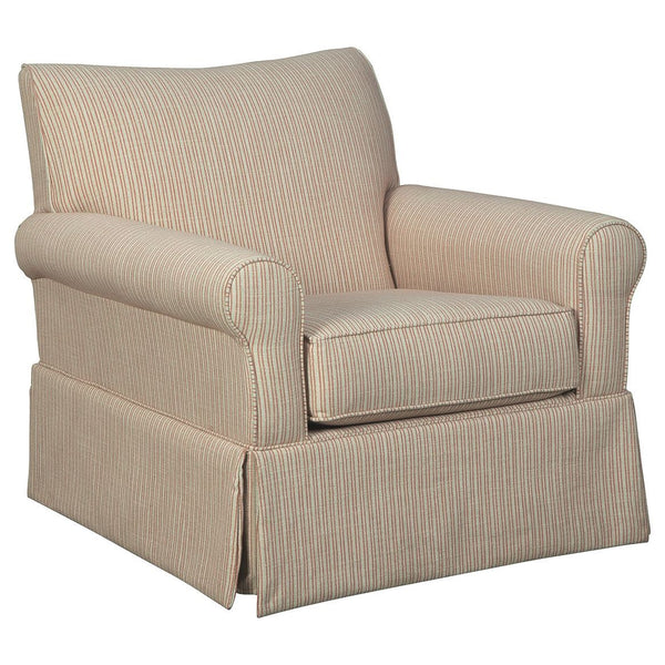 Almanza - Cinnamon - Swivel Glider Accent Chair-Washburn's Home Furnishings