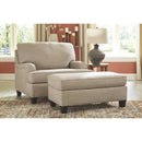 Almanza - Wheat - 2 Pc. - Chair And A Half With Ottoman-Washburn's Home Furnishings